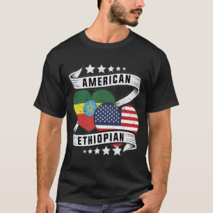 Amerikaans en Ethiopisch shirt