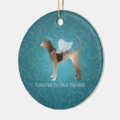 Amerikaans Engeland, engel, gedenkteken Keramisch Ornament (Links)