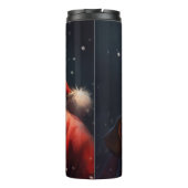 Amerikaans Engels Foxhound Kerstman Kerstmis Thermosbeker (Achterkant)