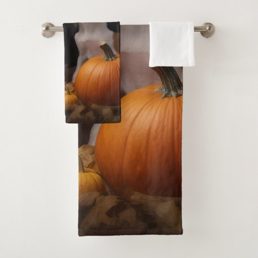 Amerikaans Engels Foxhound Puppy Herfst Delight Bad Handdoek (Insitu)