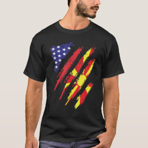 Amerikaans erfgoed van Macedonië T-shirt