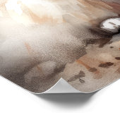 Amerikaans Eskimo Dog Art Print Poster (Hoek)