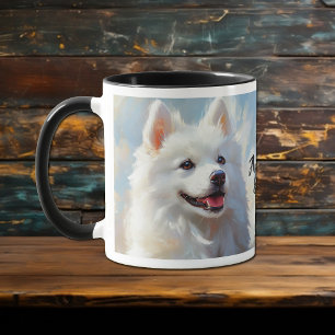 Amerikaans Eskimo Dog Portret Mok