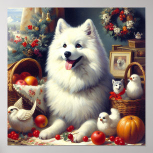 Amerikaans Eskimo schilderij Poster