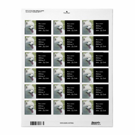 Amerikaans Eskimo-verzendlabel Etiket (Full Sheet)