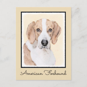 Amerikaans filtreerschilderij - Kute Original Dog  Briefkaart