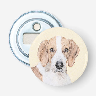Amerikaans filtreerschilderij - Kute Original Dog Button Flesopener