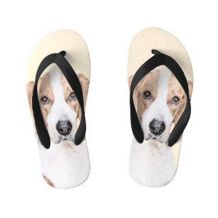 Amerikaans filtreerschilderij - Kute Original Dog  Kinder Teenslippers