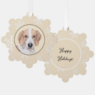 Amerikaans filtreerschilderij - Kute Original Dog Ornament Kaart