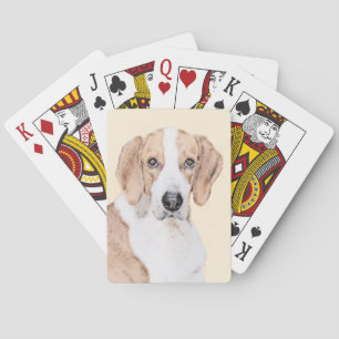 Amerikaans filtreerschilderij - Kute Original Dog Pokerkaarten