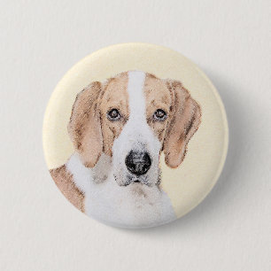 Amerikaans filtreerschilderij - Kute Original Dog Ronde Button 5,7 Cm