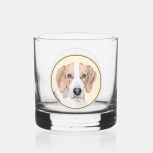 Amerikaans filtreerschilderij - Kute Original Dog Whisky Glas