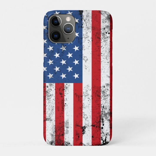 Amerikaans Flag Design Rood Wit Blauw USA Case-Mate iPhone Case (Achterkant)