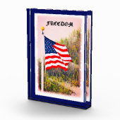 Amerikaans Flag Fotoblok (Rechts)