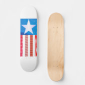 Amerikaans Flag-Skateboard Skateboard (Voorkant)