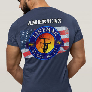 AMERIKAANS / FLORIDA (ELKE STAAT) LINEMAN T-SHIRT