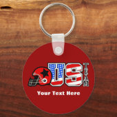 Amerikaans Football 2 Sleutelhanger (Voorkant)