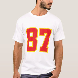 Amerikaans Football 87 Nummer Shirt