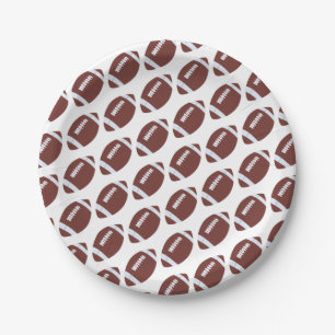 Amerikaans Football Gridiron Ball Pattern Papieren Bordje