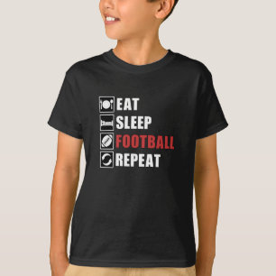 Amerikaans Football Herhaal Team Sport Spel USA Gi T-shirt