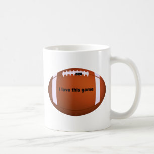 Amerikaans Football: Ik hou van dit spel Koffiemok