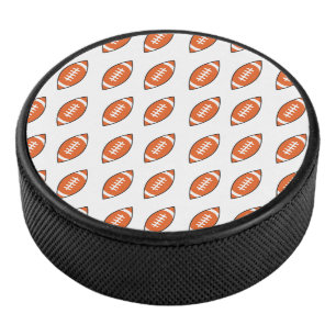 Amerikaans football illustratiepatroon hockey puck
