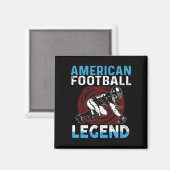 Amerikaans Football Legend Magneet (Voorkant / Achterkant)