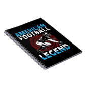 Amerikaans Football Legend Notitieboek (Rechterzijde)