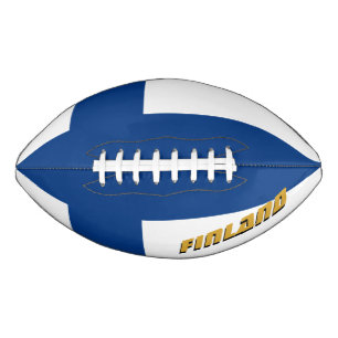 Amerikaans Football met Finse vlag / Finland
