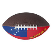 Amerikaans Football met Samoaanse vlag / Samoa (Voorkant)