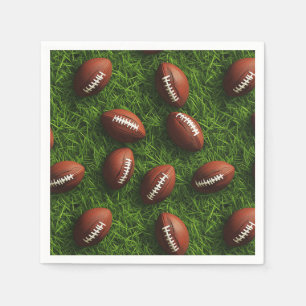 Amerikaans Football Naadloos Sportpatroon Servet