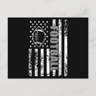 Amerikaans football Patriottisch football Briefkaart