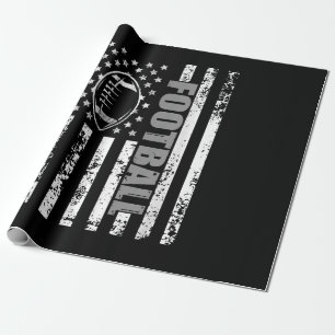 Amerikaans football Patriottisch football Cadeaupapier