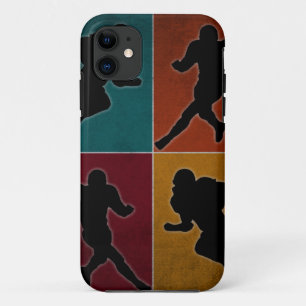 Amerikaans Football Player-kunstwerk iPhone 11 Hoesje