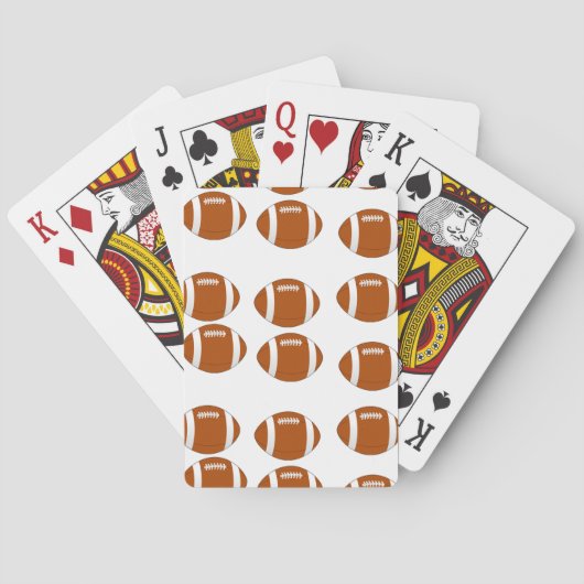 amerikaans football pokerkaarten (Achterkant)