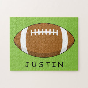 Amerikaans Football Rugby Ball Personaliseren Legpuzzel