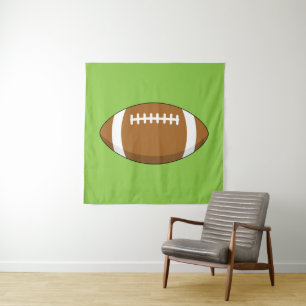 Amerikaans Football Rugby Ball Wandkleed