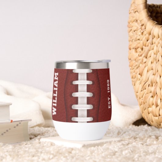 Amerikaans Football Skinny Ruby Ball Team Naam (Woonkamer)