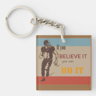 amerikaans football sleutelhanger
