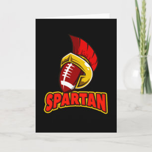 Amerikaans Football Spartans Sportd Logo Team Kaart