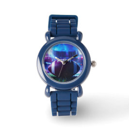 Amerikaans Football Super Bowl blauw horloge