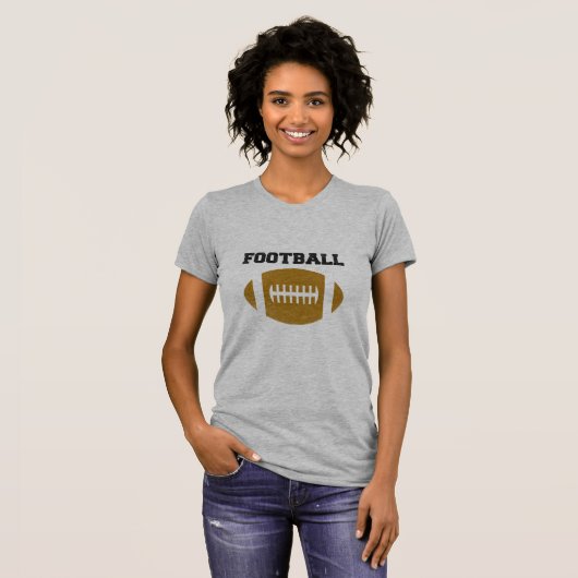 Amerikaans Football T-Shirt (Voorkant volledig)