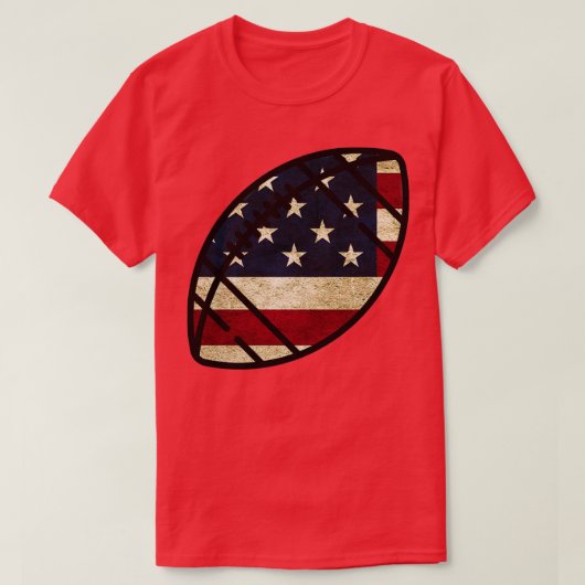 Amerikaans Football T-shirt (Design voorkant)