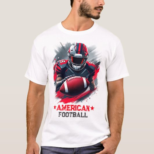 Amerikaans Football T-Shirt (Voorkant)