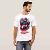 Amerikaans Football T-Shirt (Voorkant volledig)