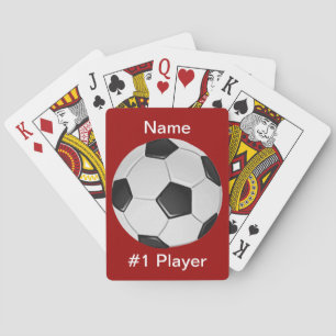 Amerikaans Football voor Voetbal of Associatie Pokerkaarten