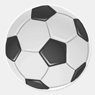 Amerikaans Football voor Voetbal of Associatie Ronde Sticker