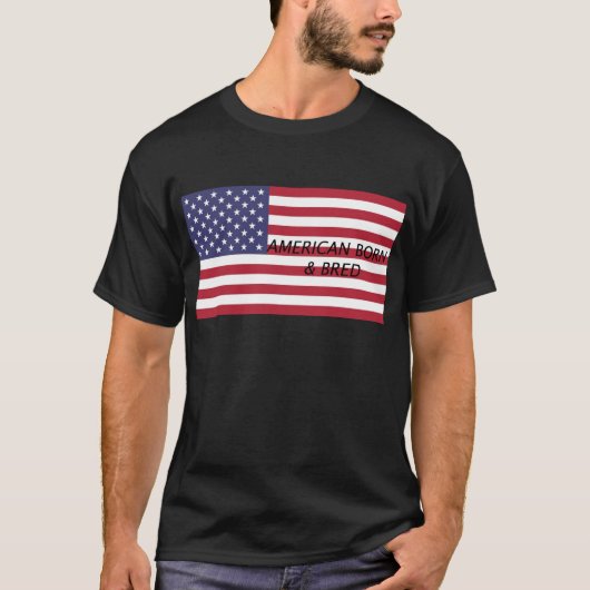 Amerikaans Geboren en Bred T-shirt (Voorkant)