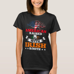 Amerikaans Geboren Ierse Wortels Stamboom Citaat I T-shirt