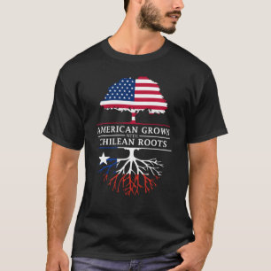 Amerikaans gegroeid met Chileense    rotsChili Des T-shirt